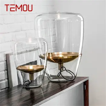 TEMOU Современная скандинавская креативная настольная лампа LED Настольная лампа Декоративная для дома, спальни, гостиной