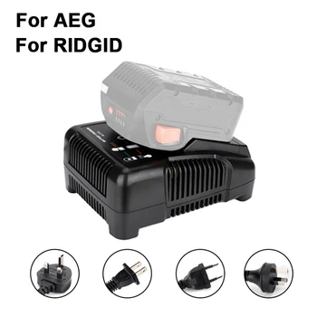 Замена Зарядного Тока 2A Литий-Ионный Аккумулятор Зарядное Устройство для RIDGID/AEG 14,4 В 18 В Литиевая Батарея Зарядное Устройство Для Электроинструмента Лучшая цена