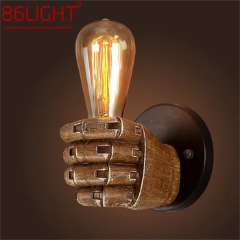 86LIGHT Промышленный Классический Настенный Светильник Для Помещений Креативные Ретро Светильники Лофт Дизайн Бра LED Декоративные