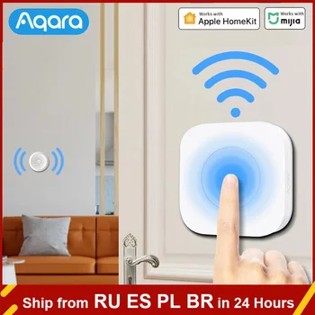 Оригинальный Aqara Smart Switch Беспроводной Дверной Звонок Ключ Беспроводного Переключателя Умный Пульт Дистанционного Управления ZigBee WIFI Smart Homekits Mihome APP