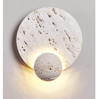 Кремовый Прикроватный настенный светильник в скандинавском стиле для гостиной, Дизайнерские лампы в японском стиле, Бесшумный стиль, Атмосферные светильники