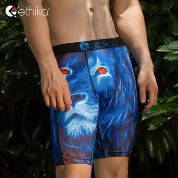 2022 Новые мужские Спортивные Пляжные шорты из эластичного модного сексуального впитывающего пот спандекса с животным принтом.