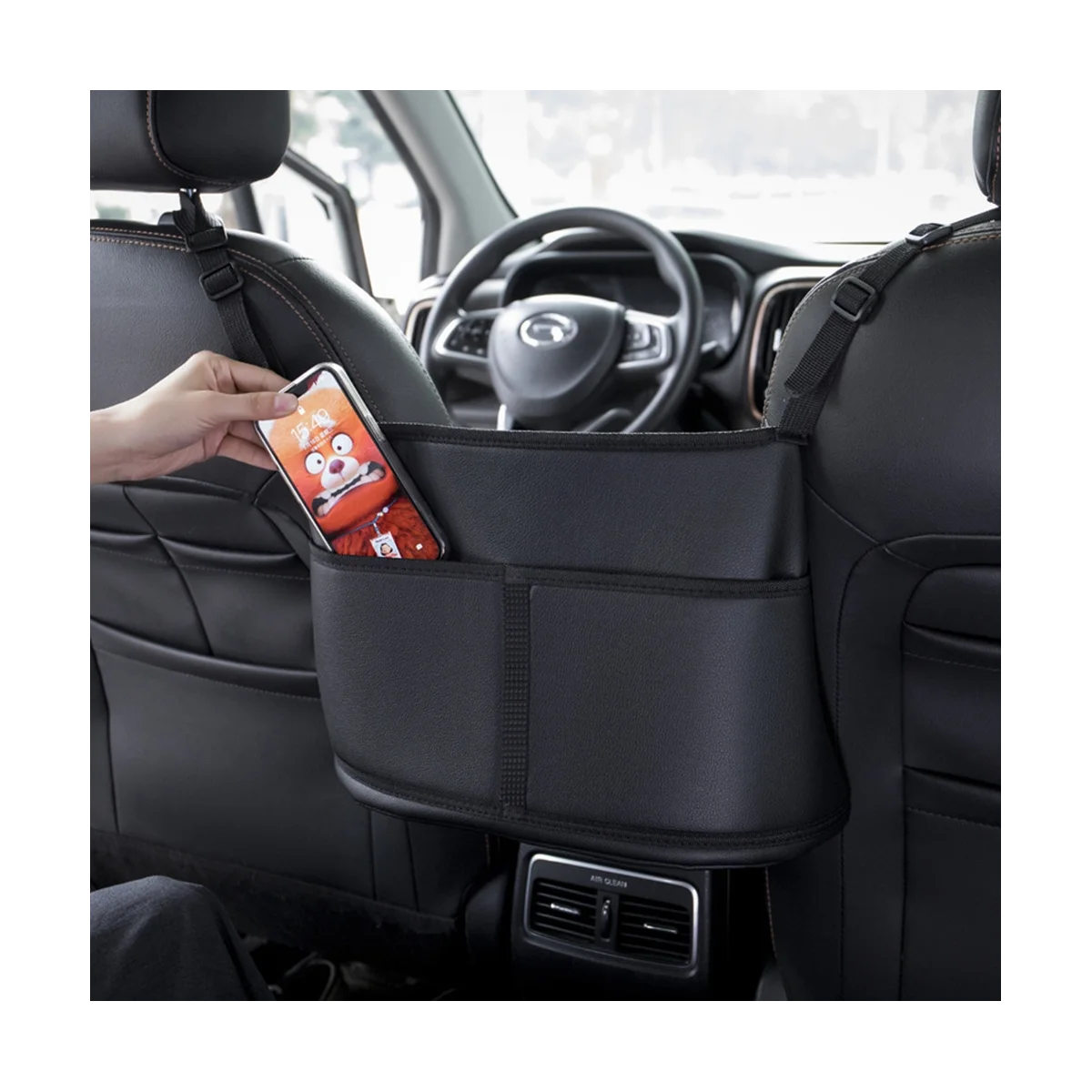 Автомобильные держатели сумок для рук Автомобильные органайзеры и места для хранения Передних сидений Органайзер для наполнения пространства автомобильных сидений Сумка для хранения автомобильных сидений Изображение 1