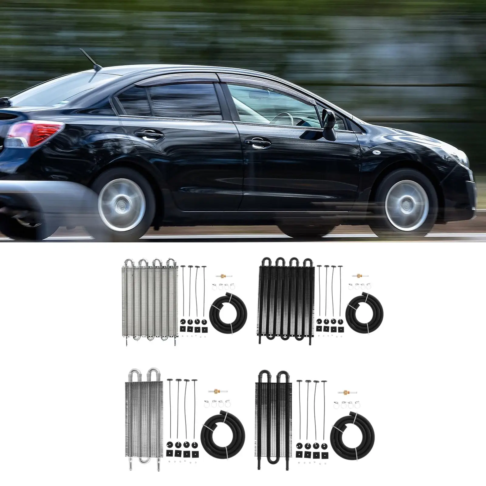 Автомобильные конденсаторы кондиционера Просты в установке, заменяются непосредственно, подходят для транспортных средств Изображение 0
