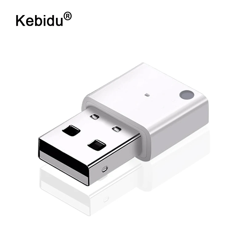 автомобильный аудиоприемник kebidu Mini Bluetooth 5,0, адаптер USB-ключа, беспроводные портативные колонки, музыкальный рецептор для мультимедийного звука Изображение 0
