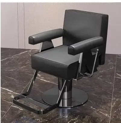 Вращающийся кресельный подъемник для парикмахерской, специализированное кресло для стрижки, модное простое кресло для глажения и окрашивания Изображение 2