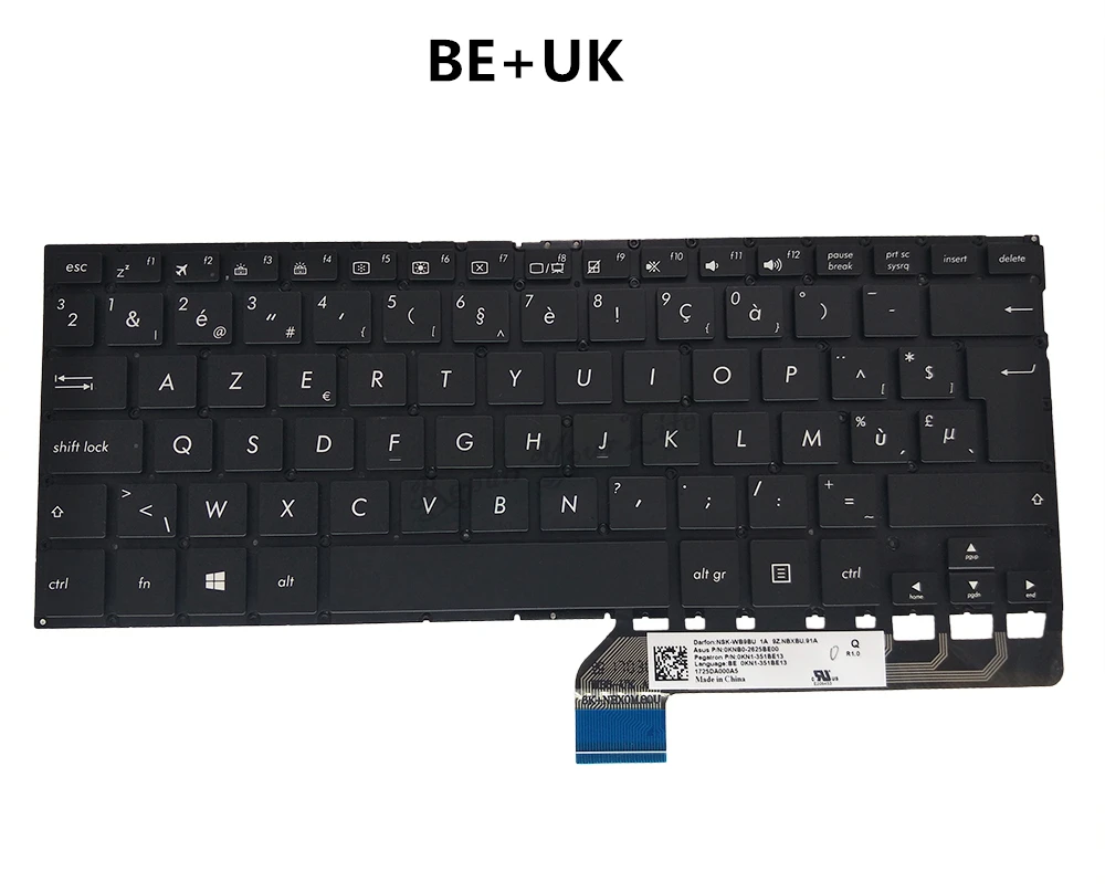 Клавиатура для Ноутбука Asus Zenbook Flip UX360 UX360U UX360UA US RU TH HE BE CF CS GK TR NE WB SW Изображение 2