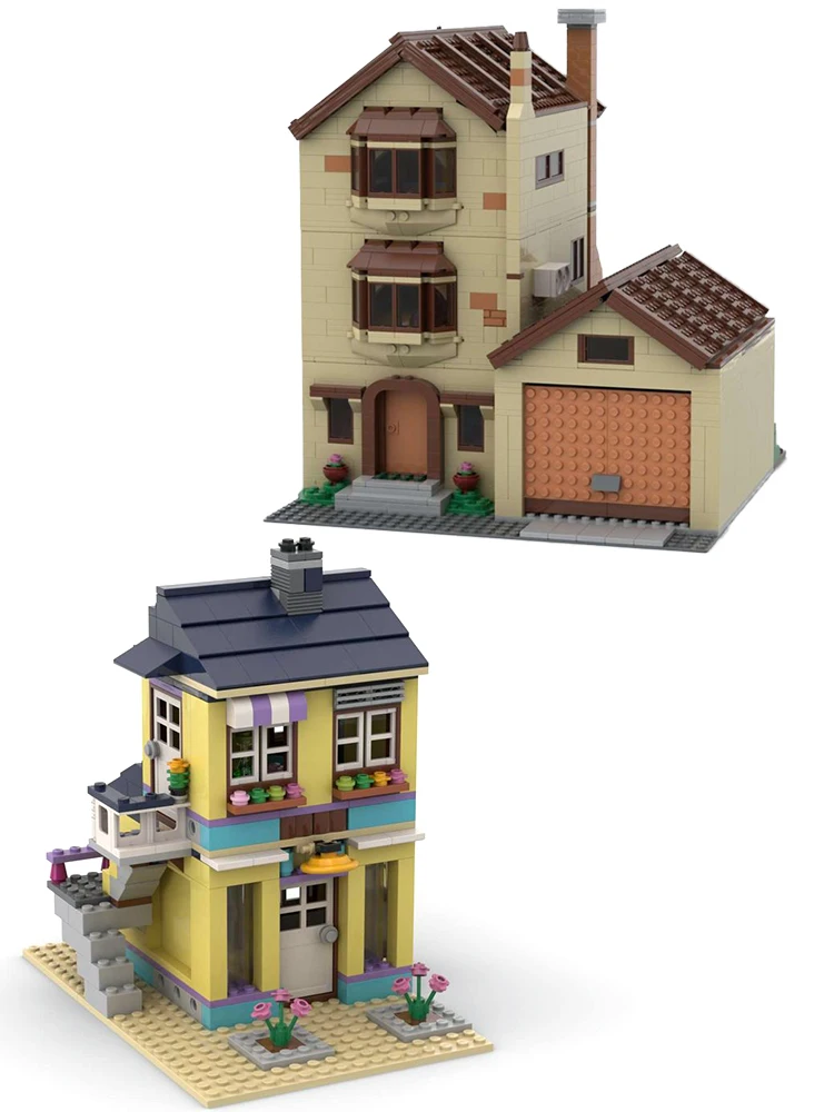 Модель строительных блоков Street View Morden City Модульный дом 41005 71006 Игрушки для детей на День рождения Рождественский подарок Изображение 0