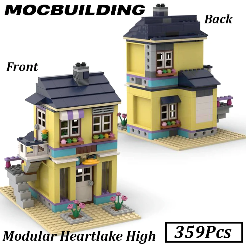 Модель строительных блоков Street View Morden City Модульный дом 41005 71006 Игрушки для детей на День рождения Рождественский подарок Изображение 2