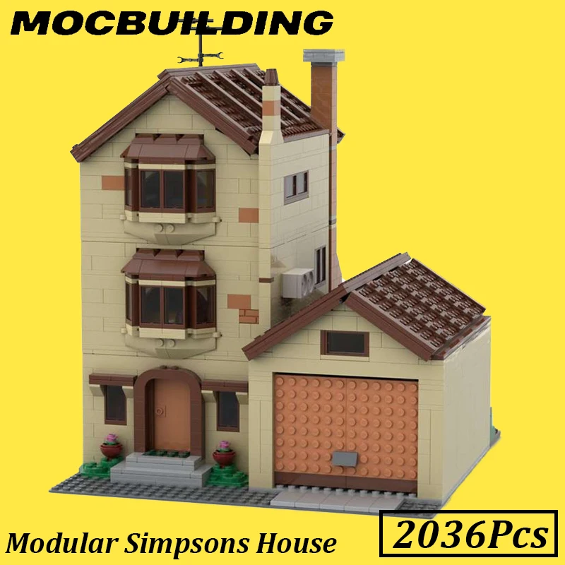 Модель строительных блоков Street View Morden City Модульный дом 41005 71006 Игрушки для детей на День рождения Рождественский подарок Изображение 3