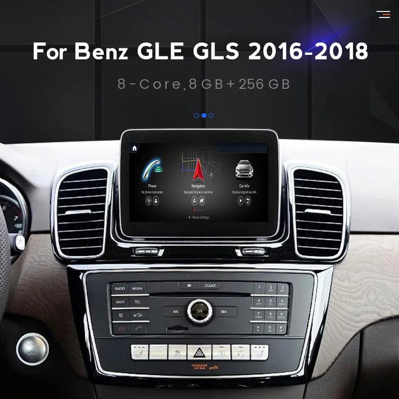 НОВЫЙ Автомобильный Радиоприемник Snapdragon 662 All in one Для Mercedes Benz GLE GLS 2016-2018 Мультимедийный Плеер Carplay Auto Audio Голосовое Управление Изображение 1