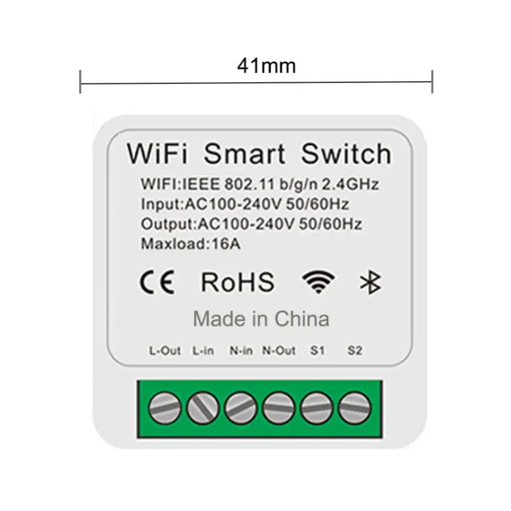 Умный дом Ewelink Mini Ewelink Wifi Wireless Switch Работа с Alexa Google Home Яндекс Smart Life Беспроводной пульт дистанционного управления 2.4g Изображение 1