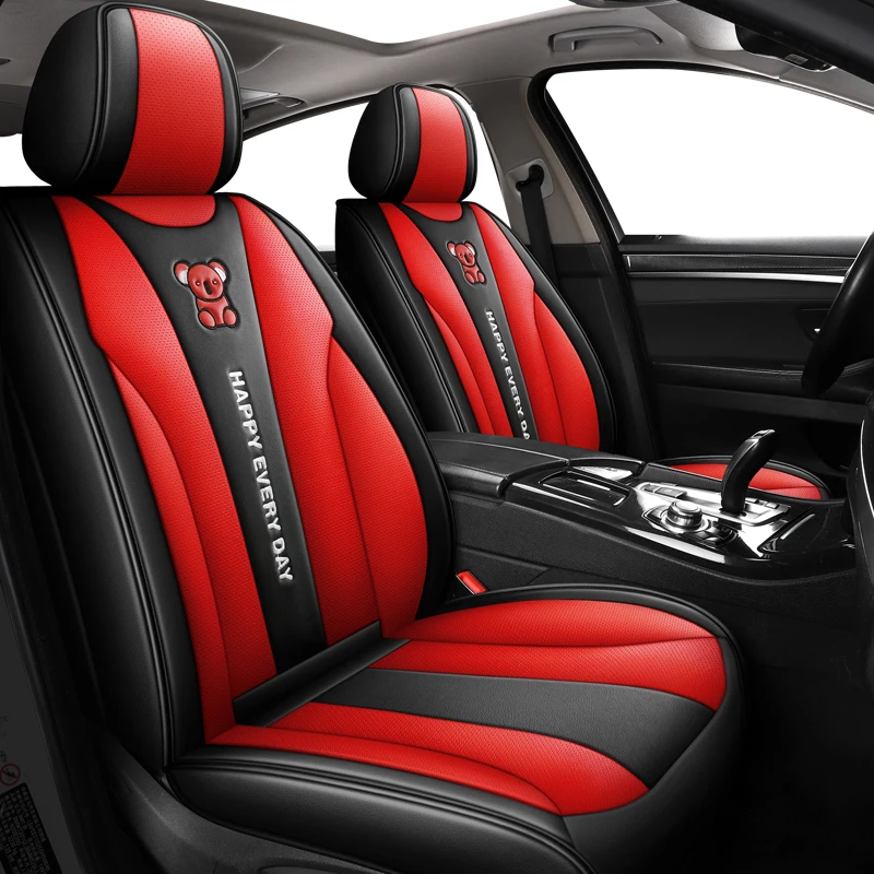 Чехлы для автомобильных сидений Changan Cs15 35 75 Cx70 Полный комплект универсальных кожаных автоаксессуаров Изображение 0
